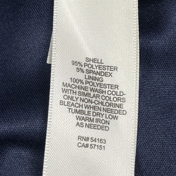 NEW Eliza J Navy Pink Floral 3/4 Bell Sleeve Exposed Zipper Knit Shift Dress 18 - Picture 10 of 10